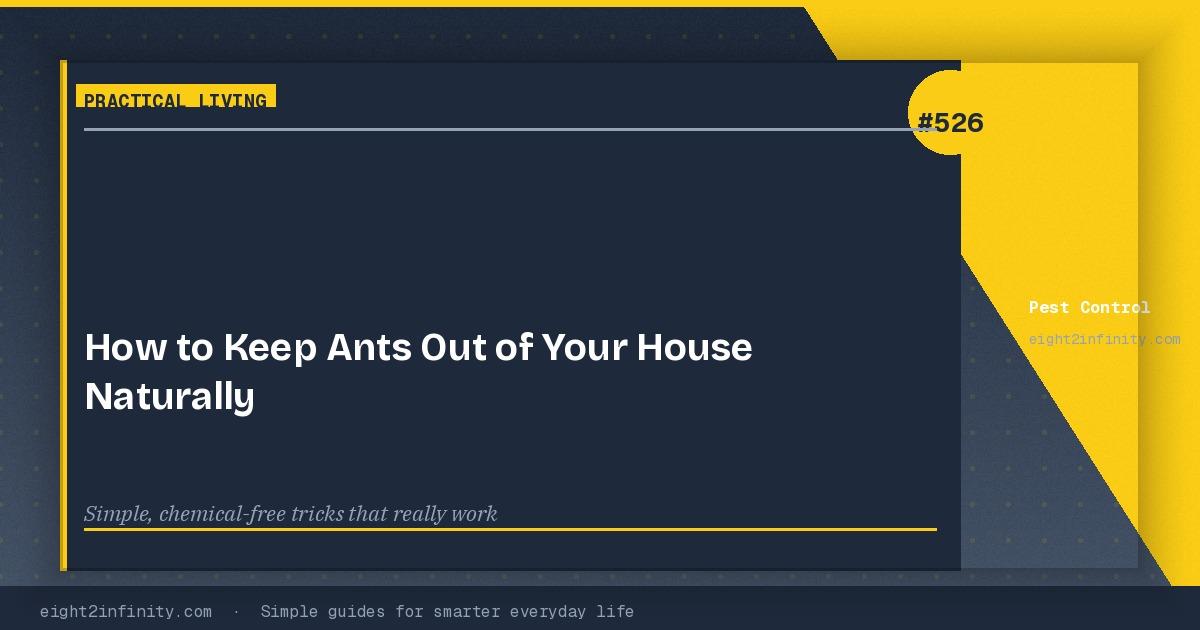 How to Keep Ants Out of Your House Naturally 3