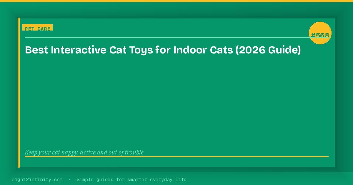 Best Interactive Cat Toys for Indoor Cats (2026 Guide) 3