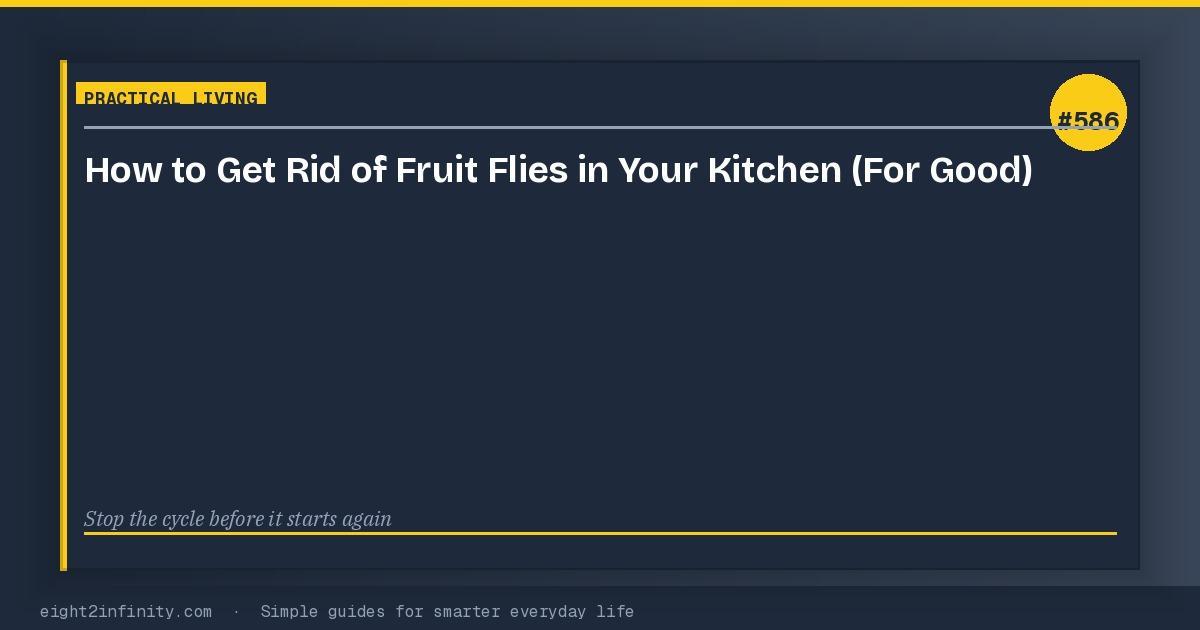 How to Get Rid of Fruit Flies in Your Kitchen (For Good) 3