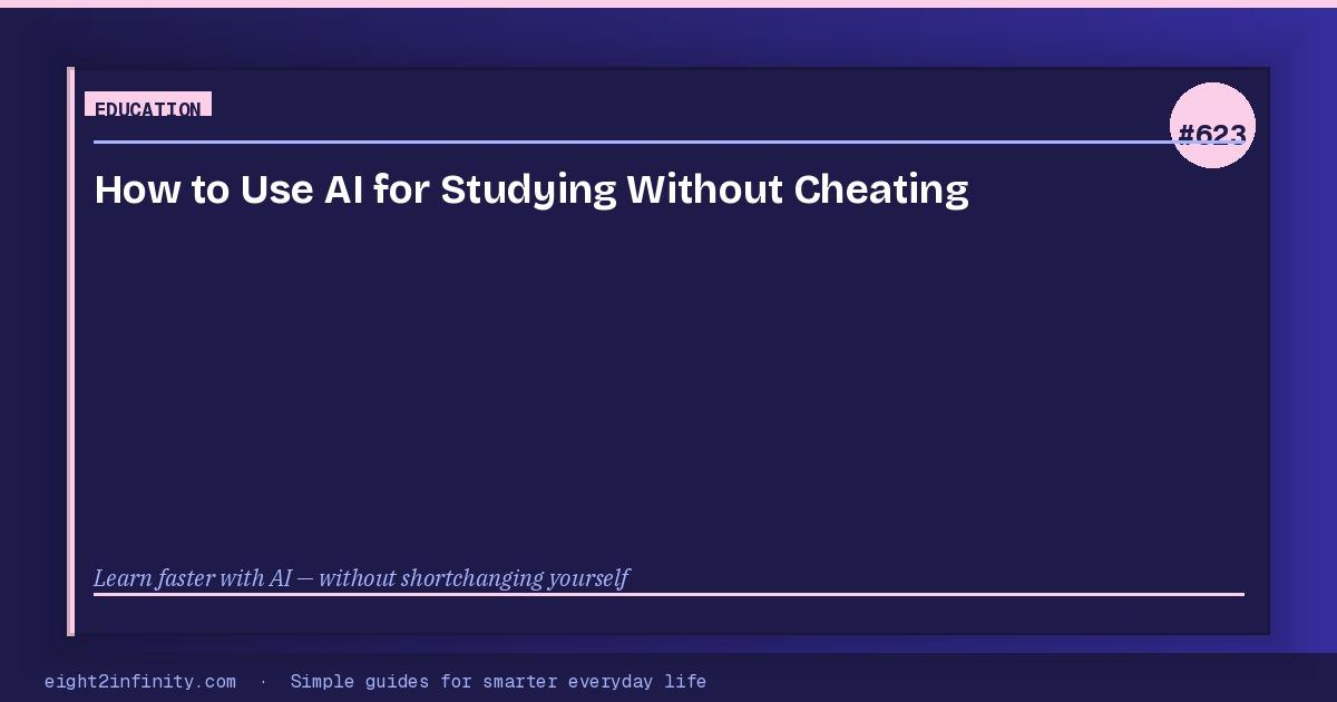 How to Use AI for Studying Without Cheating 3