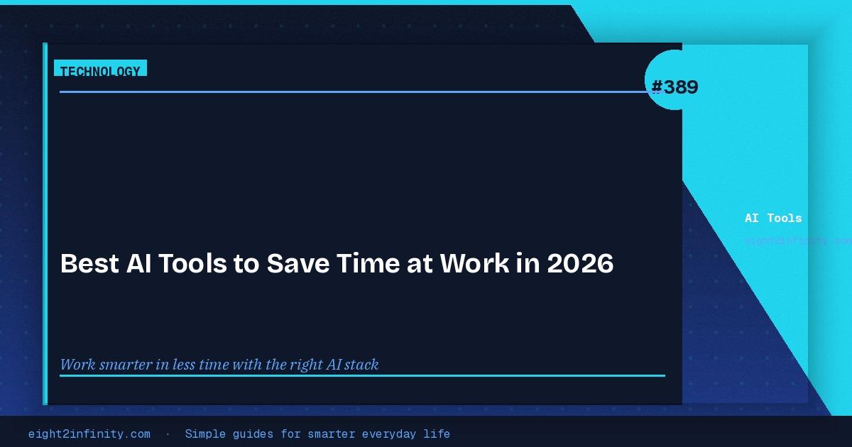 Best AI Tools to Save Time at Work in 2026 3