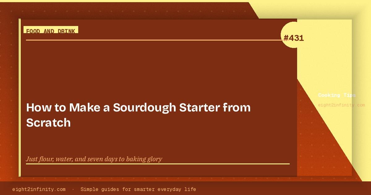 How to Make a Sourdough Starter from Scratch 3