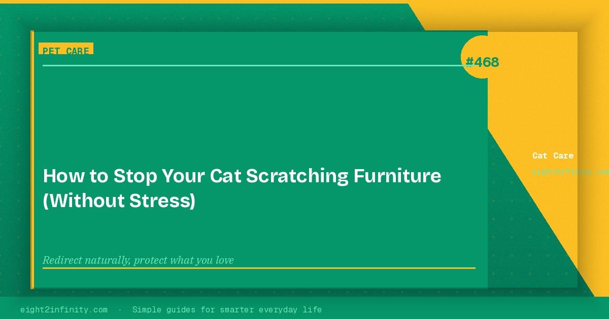 How to Stop Your Cat Scratching Furniture (Without Stress) 3