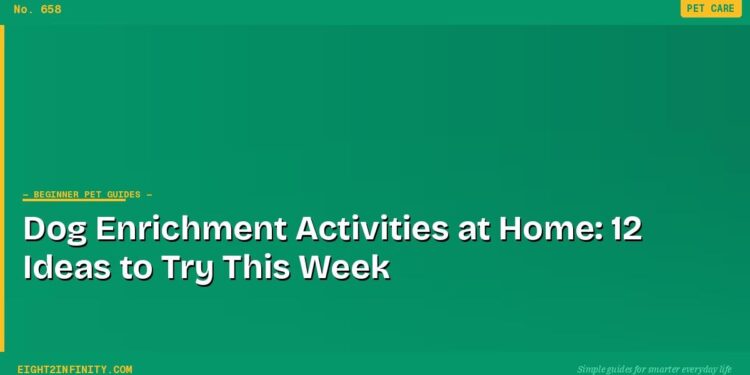Dog Enrichment Activities at Home: 12 Ideas to Try This Week 1 Dog Enrichment Activities at Home: 12 Ideas to Try This Week