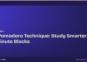 The Pomodoro Technique: Study Smarter in 25-Minute Blocks 4 The Pomodoro Technique: Study Smarter in 25-Minute Blocks