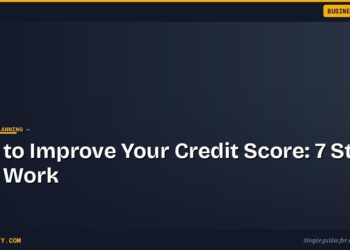 How to Improve Your Credit Score: 7 Steps That Work
