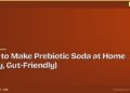 How to Make Prebiotic Soda at Home (Easy, Gut-Friendly)
