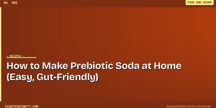 How to Make Prebiotic Soda at Home (Easy, Gut-Friendly) 1 How to Make Prebiotic Soda at Home (Easy, Gut-Friendly)