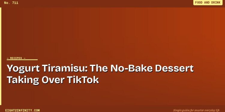 Yogurt Tiramisu: The No-Bake Dessert Taking Over TikTok 1 Yogurt Tiramisu: The No-Bake Dessert Taking Over TikTok