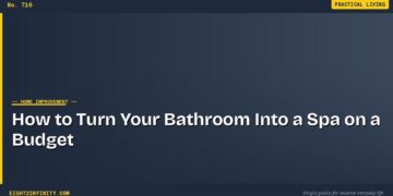 How to Turn Your Bathroom Into a Spa on a Budget
