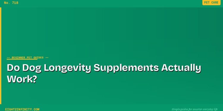 Do Dog Longevity Supplements Actually Work? 1 Do Dog Longevity Supplements Actually Work?