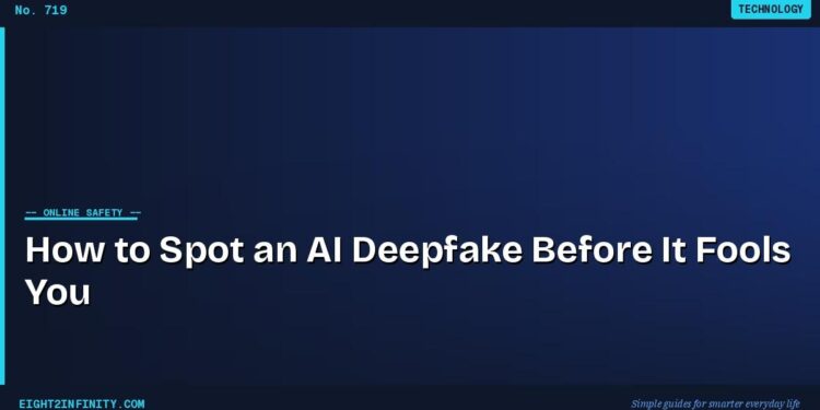 How to Spot an AI Deepfake Before It Fools You