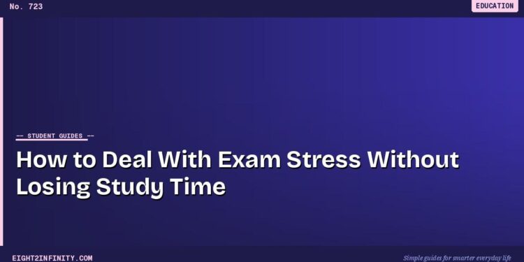 How to Deal With Exam Stress Without Losing Study Time