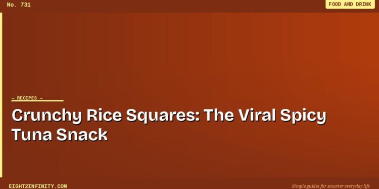 Crunchy Rice Squares: The Viral Spicy Tuna Snack 1 Crunchy Rice Squares: The Viral Spicy Tuna Snack