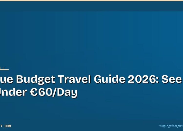 Prague Budget Travel Guide 2026: See It for Under €60/Day