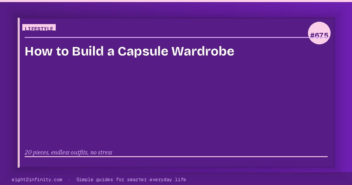 How to Build a Capsule Wardrobe: The Beginner's System for Getting Dressed 3