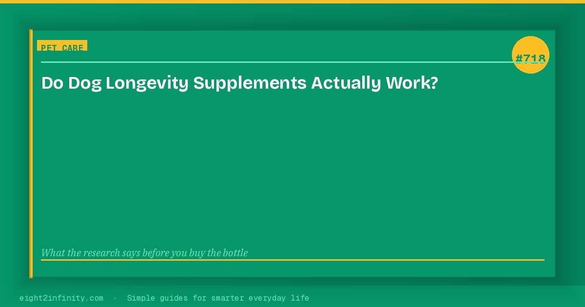 Do Dog Longevity Supplements Actually Work? 3